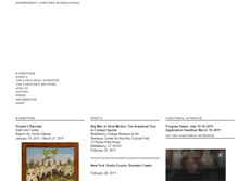 Tablet Screenshot of ici-exhibitions.org